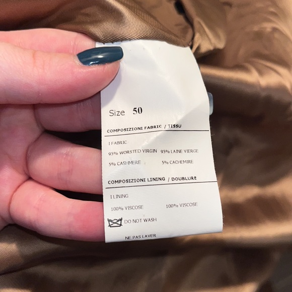 Simons Caramel Italian Made Women’s Coat - Picture 6 of 8